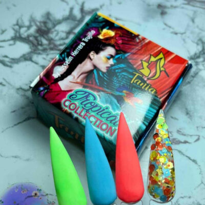 Acrílicos de 4 pz Tania Tropical