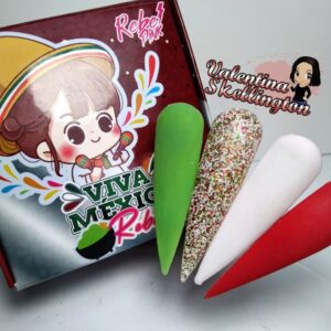 Acrílicos de 4 pz Rebel Pink Viva México